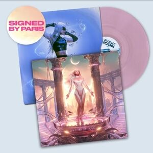 New! SIGNED Infinite Icon Pink Album Vinyl LP by Paris Hilton